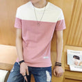 Img 7 - Summer Thin Short Sleeve Tops Men Korean Trendy All-Matching Minimalist Mix Colours Student Casual Half Sleeved T-Shirt