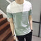 Summer Thin Short Sleeve Tops Men Korean Trendy All-Matching Minimalist Mix Colours Student Casual Half Sleeved T-Shirt