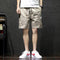 Summer Cotton Shorts Men Trendy Breathable knee length Casual Pants Korean Loose Beach Shorts