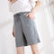 Img 1 - Women Summer Cotton Shorts Korean Solid Colored Loose Casual Student Bermuda