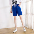 Img 8 - Women Summer Cotton Shorts Korean Solid Colored Loose Casual Student Bermuda