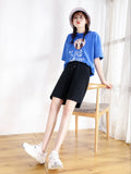 IMG 108 of Women Summer Cotton Shorts Korean Solid Colored Loose Casual Student Bermuda Shorts