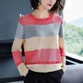 Img 1 - Sweater Women Korean Mix Colours See Through Short Undershirt Thin Tops