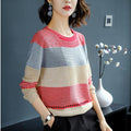 Img 2 - Sweater Women Korean Mix Colours See Through Short Undershirt Thin Tops