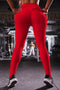 Img 8 - Europe Popular Hot Selling Jacquard High Waist Sporty Women Hip Flattering Slim-Look Bubble Yoga Pants Leggings Pants