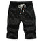 Summer Men Casual Shorts Young Slim Look Pants Cotton Beach knee length Cropped Pants