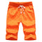 Summer Men Casual Shorts Young Slim Look Pants Cotton Beach knee length Cropped Pants