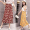 Img 4 - Chiffon Skirt Women Summer Korean All-Matching One-Piece Floral Lace Trendy High Waist Mid-Length Beach Beachwear