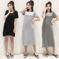 Img 1 - Dress Summer Korean Modal Short Sleeve Plus Size Loose Dress