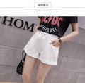 IMG 112 of Denim Shorts Women High Waist Summer Korean Loose chicSlim Look Popular Hot Pants insOutdoor Shorts