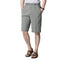 Img 5 - Summer Elderly Men Shorts Loose Casual Beach Pants Multicolor Flaxen