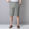 Img 2 - Summer Elderly Men Shorts Loose Casual Beach Pants Multicolor Flaxen