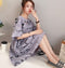 Img 6 - Maternity Summer Korean Mid-Length Bow Pregnant Woman Dress Loose Short Sleeve Tops Dress