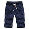 Summer Men Casual Shorts Young Slim Look Pants Cotton Beach knee length Cropped Pants