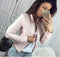 Img 3 - Handsome All-Matching Zipper Cardigan Solid Colored Short Long Sleeved Slim Look Warm Women Tops Jacket