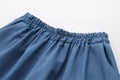 IMG 106 of Summer Bermuda Shorts Denim Solid Colored Loose Casual All-Matching Wide Leg Pants Ultra-Thin Breathable Shorts