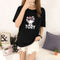 Img 4 - Hong Kong Short Sleeve T-Shirt Women insStudent Plus Size Loose Summer All-Matching bfHalf Sleeved Kitty Tops