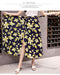 Img 7 - Chiffon Skirt Women Summer Korean All-Matching One-Piece Floral Lace Trendy High Waist Mid-Length Beach Beachwear