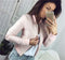 Img 9 - Handsome All-Matching Zipper Cardigan Solid Colored Short Long Sleeved Slim Look Warm Women Tops Jacket