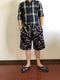 Img 25 - Men Beach Pants Mid-Length Sporty Casual Cotton Blend Printed Cultural Style Green Home Beachwear