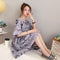 Img 1 - Maternity Summer Korean Mid-Length Bow Pregnant Woman Dress Loose Short Sleeve Tops Dress