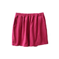 Img 5 - Art Cotton Blend Casual Pants Culottes Women Elastic Waist Loose All-Matching Shorts