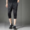 Img 2 - Shorts Summer Trendy Mid-Length Silk Pants Beach Cropped