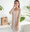 IMG 106 of Korean Pocket Loose Thin Long Sleeved See Through Mid-Length Sweater Cardigan Women Outerwear