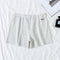 Img 9 - Safety Pants Women Anti-Exposed Summer Thin High Waist Fitted Cotton Embroidery Leggings