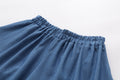 IMG 113 of Summer Bermuda Shorts Denim Solid Colored Loose Casual All-Matching Wide Leg Pants Ultra-Thin Breathable Shorts