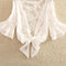 Lace Shawl Summer Short Matching Thin Cardigan Sleeve Sunscreen Women All-Matching Vest Outerwear