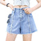 Img 5 - Popular Denim Shorts Women Hot Pants Burr Slim Look Loose Summer Korean