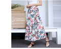 Img 4 - Lace Women Summer High Waist Slim Look Beach Chiffon Floral Skirt Beachwear