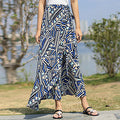 Img 14 - Lace Women Summer High Waist Slim Look Beach Chiffon Floral Skirt Beachwear