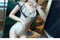 IMG 111 of Swimsuit Spa Ruffle Collar One-Piece Flattering V-Neck Slim Look Korea Bare Back Swimwear