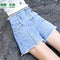 Img 3 - Popular Denim Shorts Women Hot Pants Burr Slim Look Loose Summer Korean