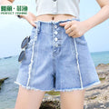 Img 1 - Popular Denim Shorts Women Hot Pants Burr Slim Look Loose Summer Korean