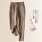 Img 2 - Women Cotton Blend Harem Pants Korean Loose Slim Look All-Matching Casual Slim-Fit