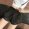 Img 3 - Yoga Women Summer Black White Mesh Double Layer Anti-Exposed False Two-Piece Sporty Quick-Drying Fitness Running Shorts