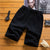 Img 2 - Plus Size Casual Shorts Men Pants Korean Straight Summer Home Cotton Bermuda Shorts