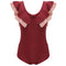 Img 5 - Swimsuit Spa Ruffle Collar One-Piece Flattering V-Neck Slim Look Korea Bare Back