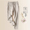 Img 4 - Women Cotton Blend Harem Pants Korean Loose Slim Look All-Matching Casual Slim-Fit