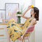 Pyjamas Women Summer Cotton Cartoon Printed Strap Student Pregnant Woman Adorable Plus Size Loungewear Thin Sleepwear