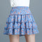 Img 3 - Summer College Printed Chiffon Cake Miniskirt Anti-Exposed Fresh Looking Skorts Teenage Girl Student Skorts