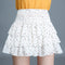 Img 1 - Summer College Printed Chiffon Cake Miniskirt Anti-Exposed Fresh Looking Skorts Teenage Girl Student Skorts
