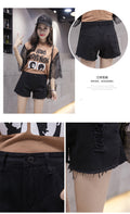 IMG 115 of Women Ripped Denim Shorts Summer Hot Pants Korean Thin Selling Shorts