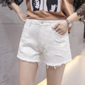 Img 1 - Women Ripped Denim Shorts Summer Hot Pants Korean Thin Selling
