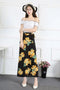 Img 25 - Lace Women Summer High Waist Slim Look Beach Chiffon Floral Skirt Beachwear