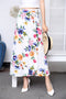 Img 22 - Lace Women Summer High Waist Slim Look Beach Chiffon Floral Skirt Beachwear