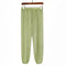 Summer Ice Silk Fairy-Look Cool Pants Women Home Wide Leg Casual Loose Jogger Lantern Pants